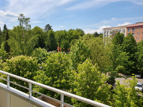 Ausblick Balkon