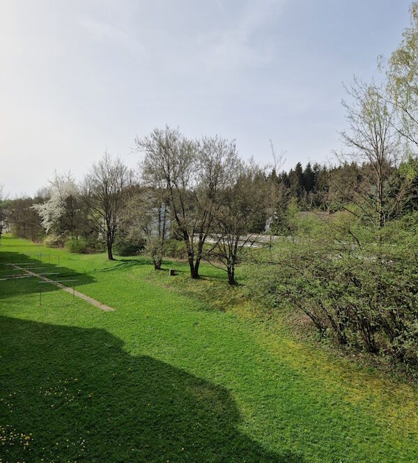 Ausblick vom Balkon