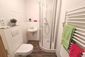 Badezimmer mit Handtuchheizkörper