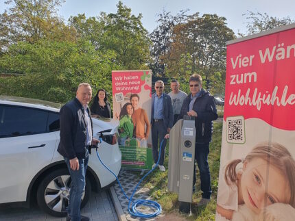 Neue E-Ladesäulen wurden installiert