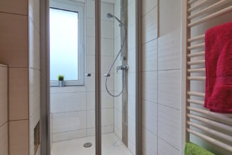 extra große Dusche