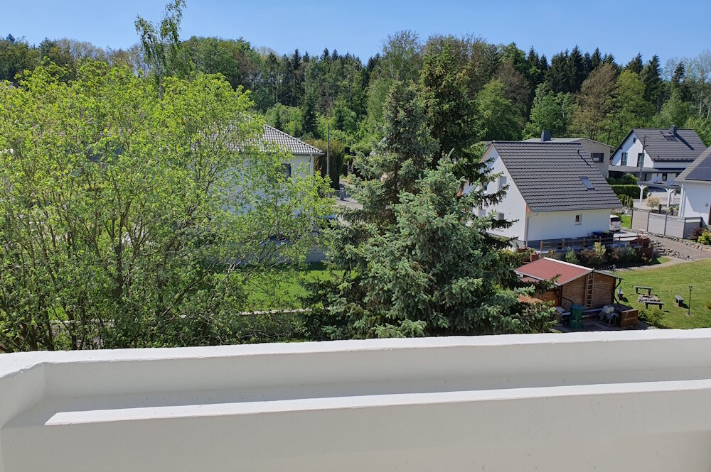renovierter Balkon
